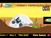 砂漠のバイクライド