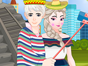 メキシコにエルザとジャック・selfie