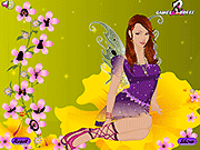 花の妖精のドレス