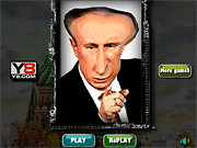 おかしいプーチンの顔
