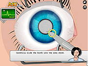 今動作：目の手術