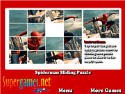 スパイダーマンスライディングパズル