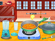 カボチャとパンチェッタのスープ