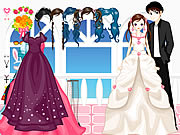 花嫁のドレスアップ