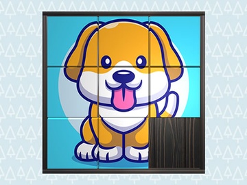 3Dキッズスライディングパズル