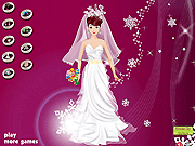 アンジェラの結婚式のドレスアップ