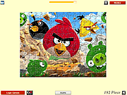 怒っている鳥のパズル