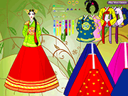 アジアの伝統服