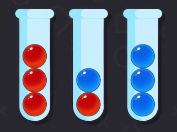 ボールソート：カラーパズル