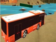 ビーチバス運転：水面バスゲーム