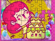誕生日の女の子ジグソーパズル