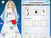 花嫁のウェディングドレス