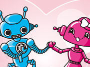 愛のかわいいロボット