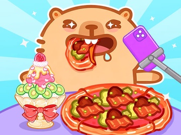 カピバラのモッパンASMR