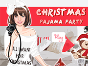 クリスマスのパジャマパーティー
