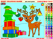 クリスマス物語 -  Rossyのぬりえゲーム