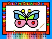 蝶の色と装飾
