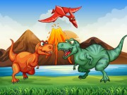カラフルな恐竜マッチ3