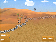 砂漠トライアルバイク