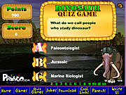 恐竜のクイズゲーム