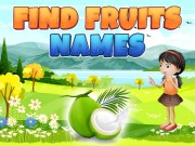果物の名前を探す