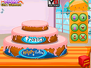 冷凍オラフ誕生日ケーキ