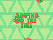 木にジャンプ