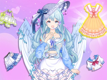 魔法のプリンセスドレスアップドール