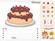 誕生日のケーキを作る