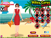 Miley Cyrusのドレスアップゲーム