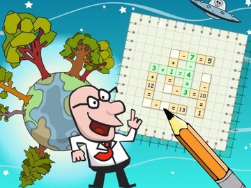 頭脳ゲーム：数学クロスワード