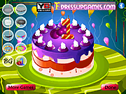 私の最初の誕生日ケーキ