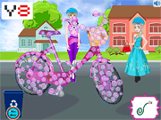 プリンセス自転車の清掃
