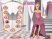 プリンセスピンクのドレスアップ