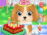 子犬誕生日パーティー
