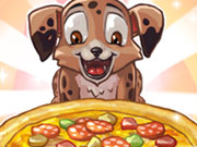 子犬のピザ