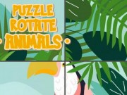 動物を回転させるパズル