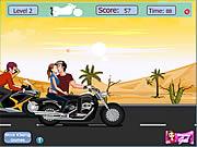 キス危険なオートバイ