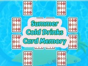 夏の冷たい飲み物カードメモリ
