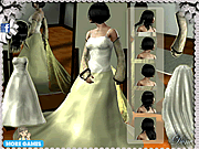 テスの結婚式のドレスアップ