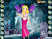 ファンタジーの森の妖精がドレスアップ