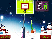 冬のバスケットボール・フリースロー