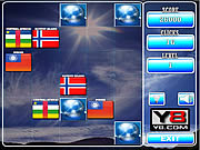 世界の旗のメモリゲーム3